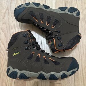 Thorogood Men's Brown and Orange Hiking Boots